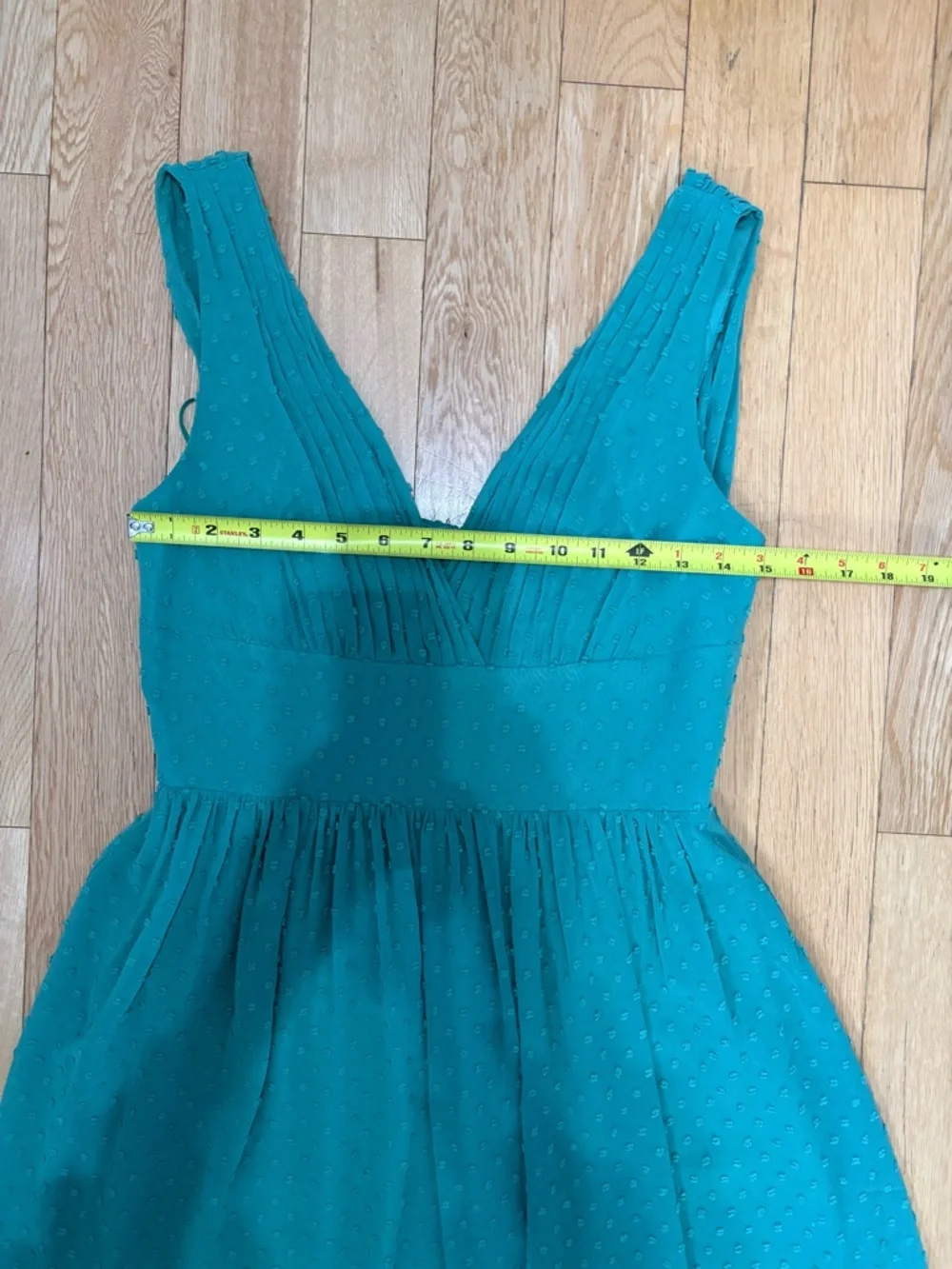J. Crew Marlowe Swiss Dot Dress Green 4 Wedding Guest Cocktail Garden